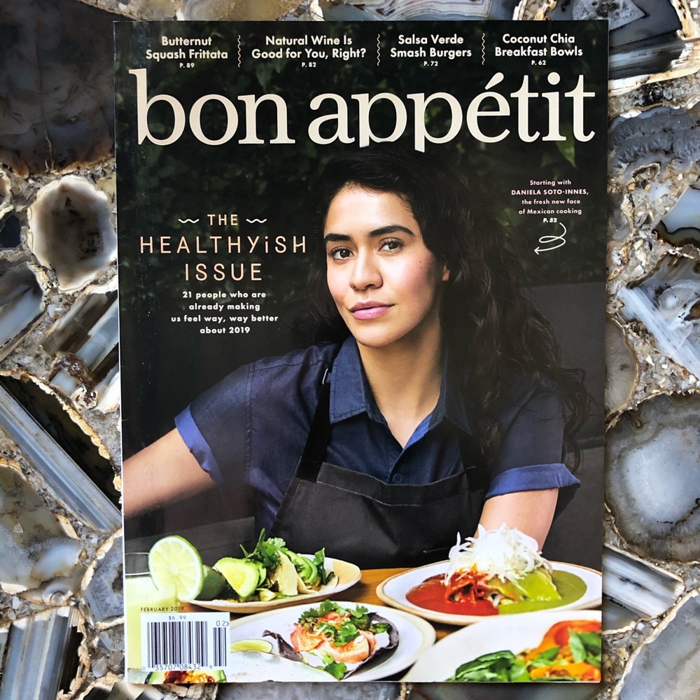 4️⃣/$12 February 2019 bon appétit Magazine